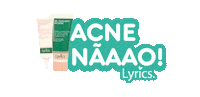 lyricscosmeticos skincare skin care lyrics Sticker