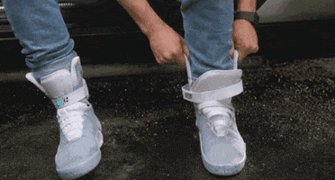 nike hyperadapt back to the future shoes GIF by Product Hunt