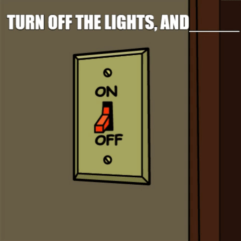 turn off the lights GIF