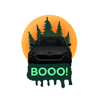 Halloween Car Sticker by Škoda Global