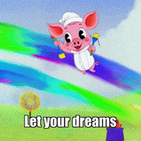 Wisdom Take Flight GIF by The Pigasso
