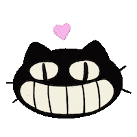 Black Cat Sticker
