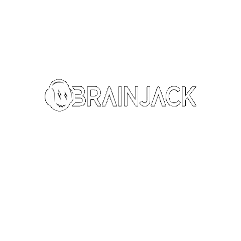 Brainjack Pointing Sticker by Brainjack Music