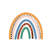 Rainbow Boho Sticker