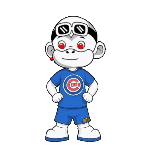 Confused Chicago Cubs Sticker by Zhot