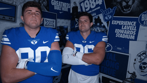Byu Football GIF by BYU Cougars