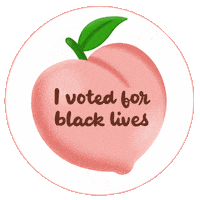 Voting Black Lives Matter Sticker by Creative Courage