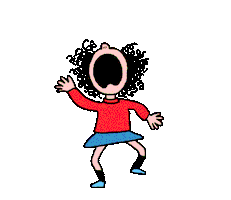 tracy beaker feet stomp Sticker by Penguin Books UK