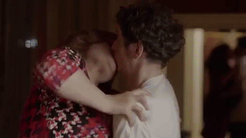 boston bun kiss GIF