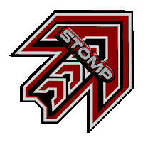 StepArtLine 3d red arrow step Sticker