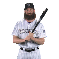 charlie blackmon Sticker by Colorado Rockies