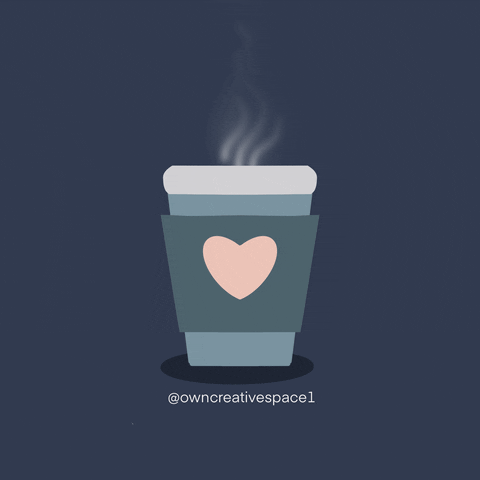 Owncreativespace1 giphyupload coffee winter motivation GIF