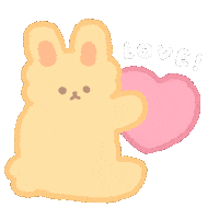 Love You Bunny Sticker