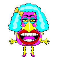 happy electric crazyland Sticker by Grande Dame