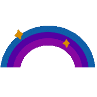 Rainbow Stars Sticker