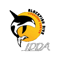 Diving Blackfish Sticker by diveidda