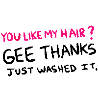 hairdo thankyounext Sticker by Leti Romano
