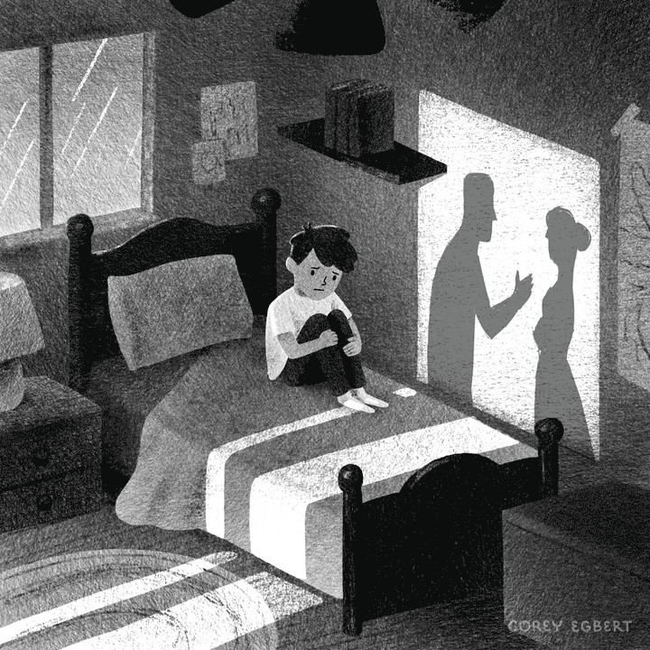 coreyegbert sad rain fighting depressed GIF