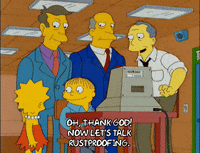 lisa simpson gary chalmers GIF