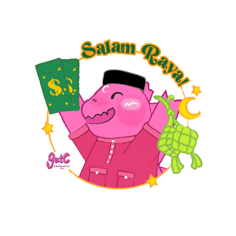 Eid Raya Sticker by The Tapping Tapir