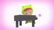 Drama Piano GIF by Pocoyo