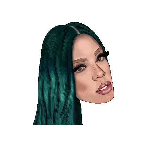 Chica Rostro Sticker