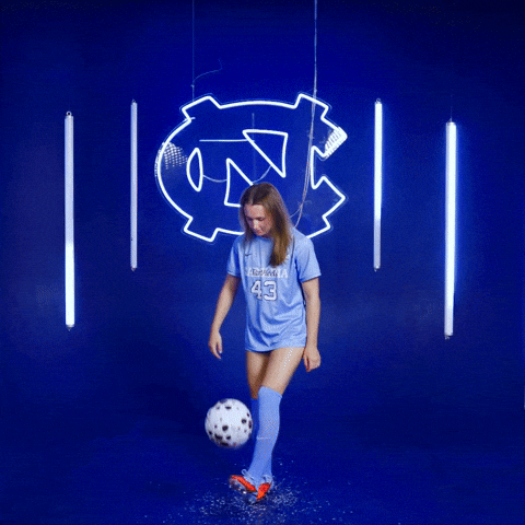 University Of North Carolina Soccer GIF by UNC Tar Heels