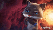 Cryptoys kitty thinking curious hmmm GIF