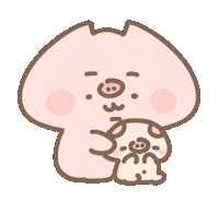 Baba 摸頭 Sticker by 豚豚TunTun