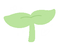 pastelstraykids plants leaf Sprout pastelskz Sticker