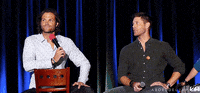 aborddelimpala jensen ackles jared padalecki fanboy aborddelimpala GIF