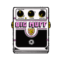 fionaamcdonnell pedal muff guitarpedal fionamcdonnell Sticker