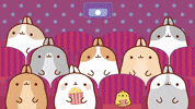 molangofficialpage party netflix cartoon movie GIF