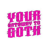 Fashion Goth Sticker by Die With Your Boots On