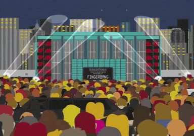 stage crowd of people GIF by South Park 