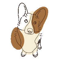 Dog Corgi Sticker