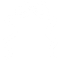 Line Bow Sticker
