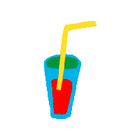 Glas Limonade Sticker by De Voorkamer