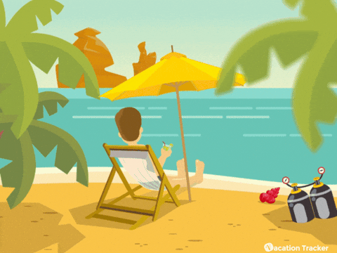 Chilling Out Of Office GIF by Vacation Tracker