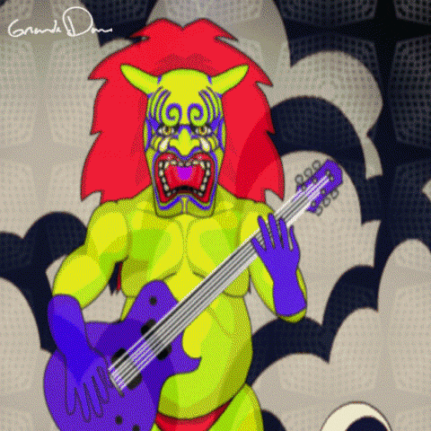 acid psychedelic art GIF by Grande Dame