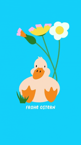 Easter Froheostern GIF by studioumi