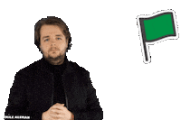 Approve Green Flag Sticker