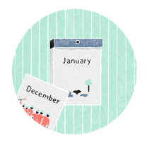 Calendar Animated Illustration GIF by Thoka Maer