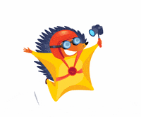 Robot Hedgehog GIF by namecheap