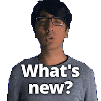 Greeting Something New Sticker