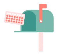 Birth Control Delivery Sticker by The Pill Club