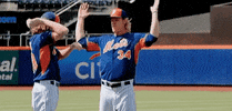 Stretching Ny Mets GIF by MLB