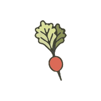 adiungs strawberry eva verduras zanahoria Sticker