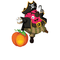 Pumpkin Patch Sticker by Watermelon Swim