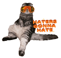 Cat Chilling Sticker